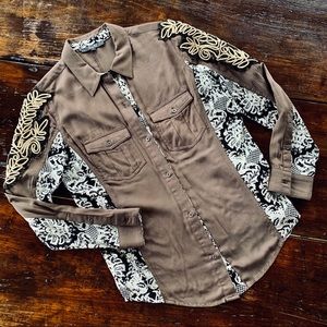 Miss Me Military Style shirt